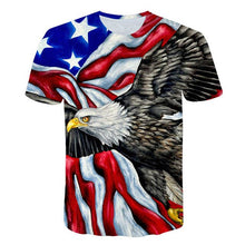 Load image into Gallery viewer, USA Flag T-shirt